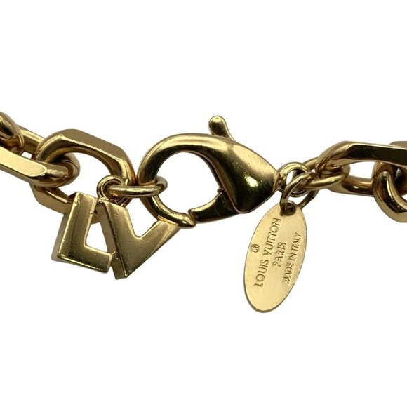 LOUIS VUITTON Collier Hide and Seek Gold Black - Necklace 637-082525 - Picture 5 of 5